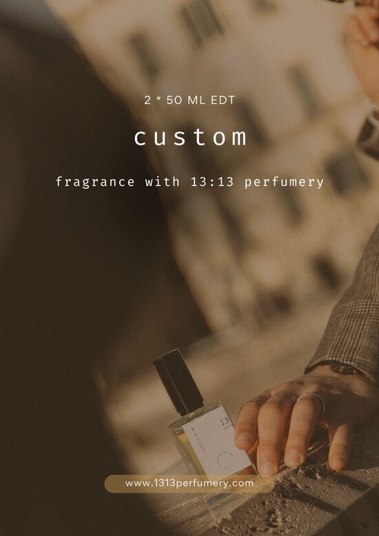 Personalizētas smaržas diviem, 2* 50 ml edt no 13:13 perfumery akordiem